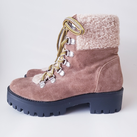 Steve Madden Aniko Lugg Sole Boots - Picture 2 of 11